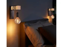 Aplique Para Pared-Lámpara De Pared Toolight App972-1W Line Black Negro