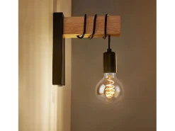 Aplique Para Pared-Lámpara De Pared Toolight App972-1W Line Black Negro