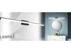 Online Lámpara De Pared Toolight Led App375-1W 100Cm Black Negro