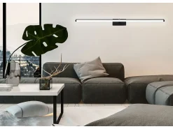 Online Lámpara De Pared Toolight Led App375-1W 100Cm Black Negro