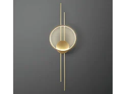 Best Lámpara De Pared Toolight App1781-W Led Brush Gold Dorado
