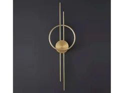 Best Lámpara De Pared Toolight App1781-W Led Brush Gold Dorado