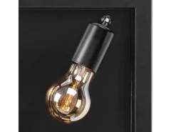 Aplique Para Pared-Lámpara De Pared Toolight App1305-2W Black Negro