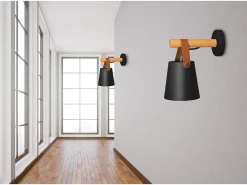 Hot Lámpara De Pared Toolight App466-1W Black Negro