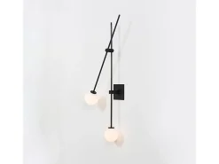 Clearance Lámpara De Pared Toolight App1595-2W Black Negro