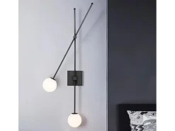 Clearance Lámpara De Pared Toolight App1595-2W Black Negro