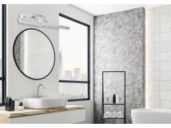 Aplique Para Pared-Lámpara De Pared Toolight Led App364-1W 40Cm Chrome Plateado
