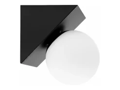 Best Lámpara De Pared Toolight App1227-1W Black Negro