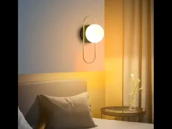 Aplique Para Pared-Lámpara De Pared Toolight App1756-1W Brush Gold White Dorado