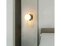 Aplique Para Pared-Lámpara De Pared Toolight App1756-1W Brush Gold White Dorado