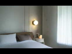 Aplique Para Pared-Lámpara De Pared Toolight App1756-1W Brush Gold White Dorado