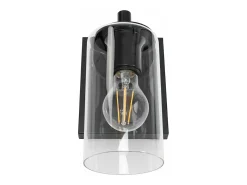 Lámpara De Pared Toolight App1222-1W Black Negro New