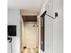 Aplique Para Pared-Lámpara De Pared Toolight App1139-1W Black Negro