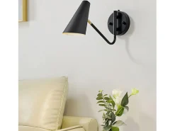 Aplique Para Pared-Lámpara De Pared Toolight App1139-1W Black Negro