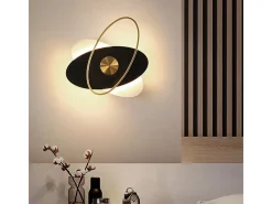 Lámpara De Pared Toolight App1432-Cw Black Negro