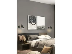 Lámpara De Pared Toolight App1141-1W Black Negro Outlet