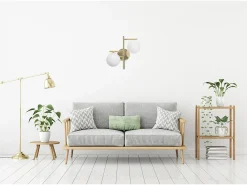 Aplique Para Pared-Lámpara De Pared Toolight App1171-2W Gold Dorado