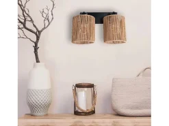 Lámpara De Pared Toolight App1824-2W Black Negro Outlet
