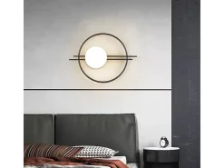 Lámpara De Pared Toolight App1435-W Black Negro
