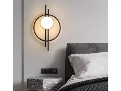 Lámpara De Pared Toolight App1435-W Black Negro
