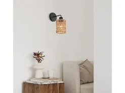 Online Lámpara De Pared Toolight App1623-1W Boho Black Beige