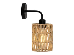 Online Lámpara De Pared Toolight App1623-1W Boho Black Beige