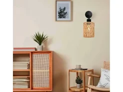 Online Lámpara De Pared Toolight App1623-1W Boho Black Beige