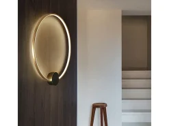 Discount Lámpara De Pared Toolight Led App1391-Cw 50Cm Brush Gold Dorado