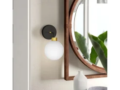 Online Lámpara De Pared Toolight App1301-1W Black Negro
