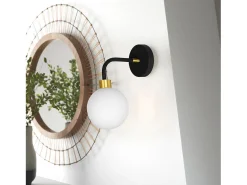 Online Lámpara De Pared Toolight App1301-1W Black Negro