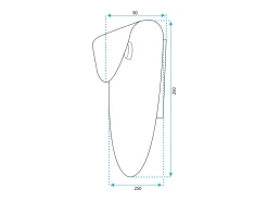 Lámpara De Pared Toolight App1428-W White Blanco Sale
