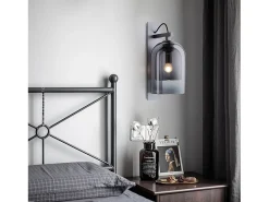 Lámpara De Pared Toolight App1207-1W Black Negro Hot