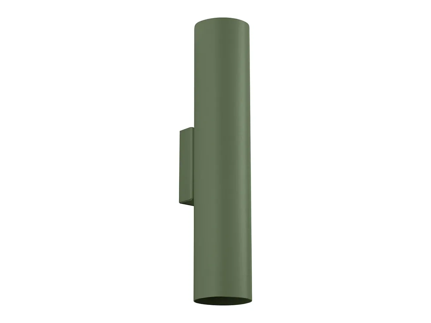 Sollux Lighting Lámpara de pared Toris desván de acero - 2 fuentes luminosas 4000K - L.6 x A.30 cm - oliva Verde Clearance