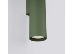 Sollux Lighting Lámpara de pared Toris desván de acero - 2 fuentes luminosas 4000K - L.6 x A.30 cm - oliva Verde Clearance