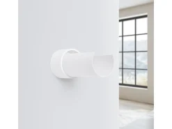 Sollux Lighting Aplique Para Pared-Lámpara de pared Torow minimalista de acero - 1 fuentes luminosas 3000K - L.10 x A.21 cm - Blanco