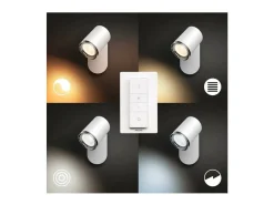 Ledkia Lámpara de Pared White Ambiance GU10 Hue Adore Blanco Clearance