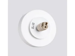 New Sollux Lighting Lámpara De Pared Yoli Moderno De Acero/Vidrio - 1 Fuentes Luminosas - L.12 X A.12 Cm - Blanco