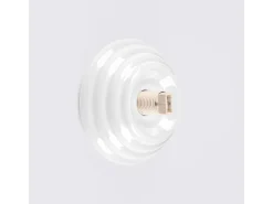 Sale Sollux Lighting Lámpara de pared Zori minimalista de cerámica/vidrio vidriado - 1 fuentes luminosas - L.12 x A.12 cm - Blanco