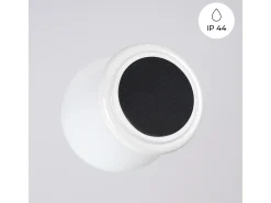 Sale Sollux Lighting Lámpara de pared Zori minimalista de cerámica/vidrio vidriado - 1 fuentes luminosas - L.12 x A.12 cm - Blanco