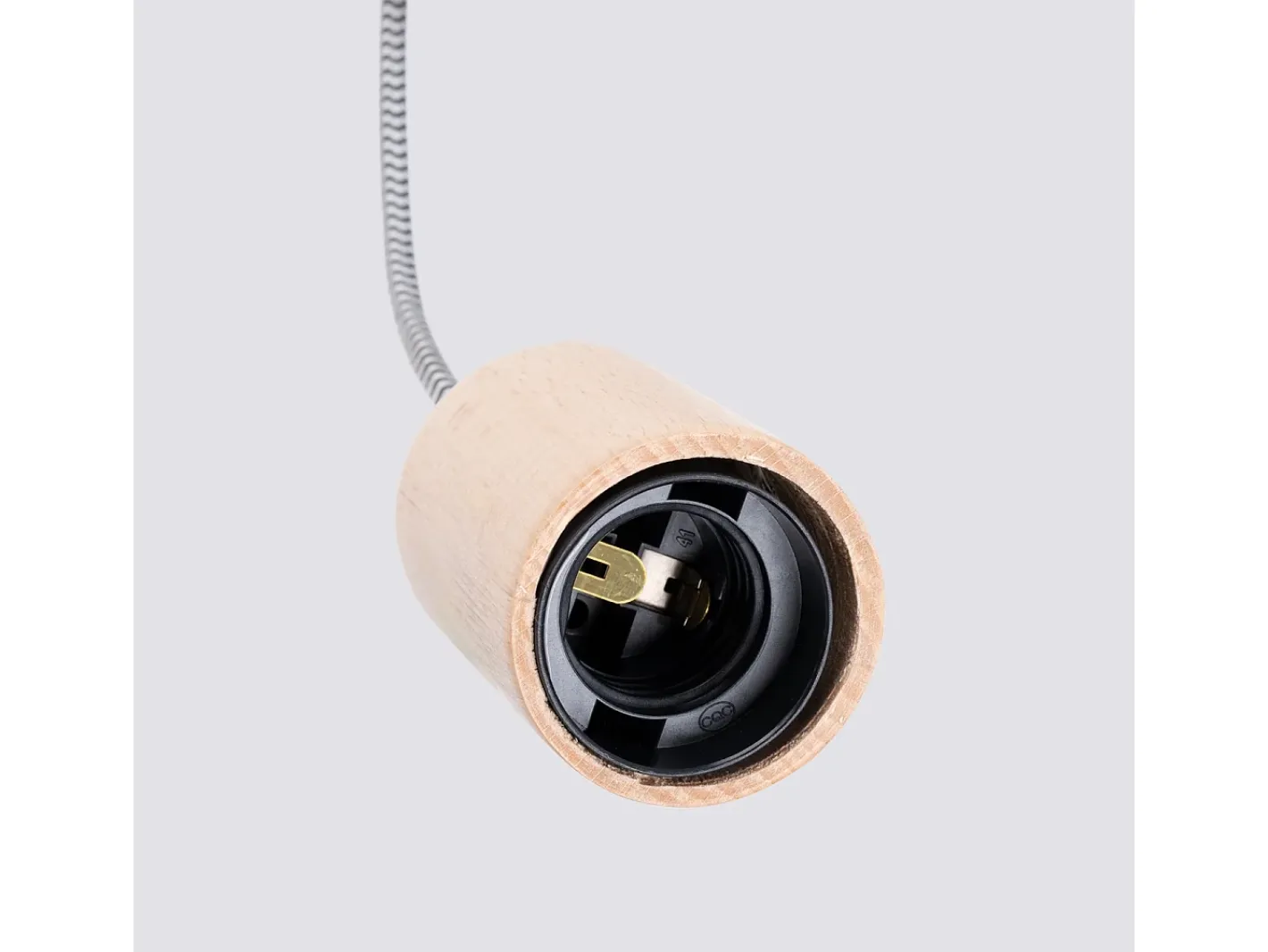 Sollux Lighting Aplique Para Pared-Lámpara de pared Zynto desván de madera - 1 fuentes luminosas 3000K - L.6 x A.55 cm - madera natural//negro Blanco