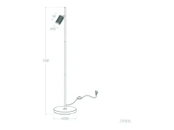 Online Ledkia Lámpara de Pie Aluminio Aritz Negro
