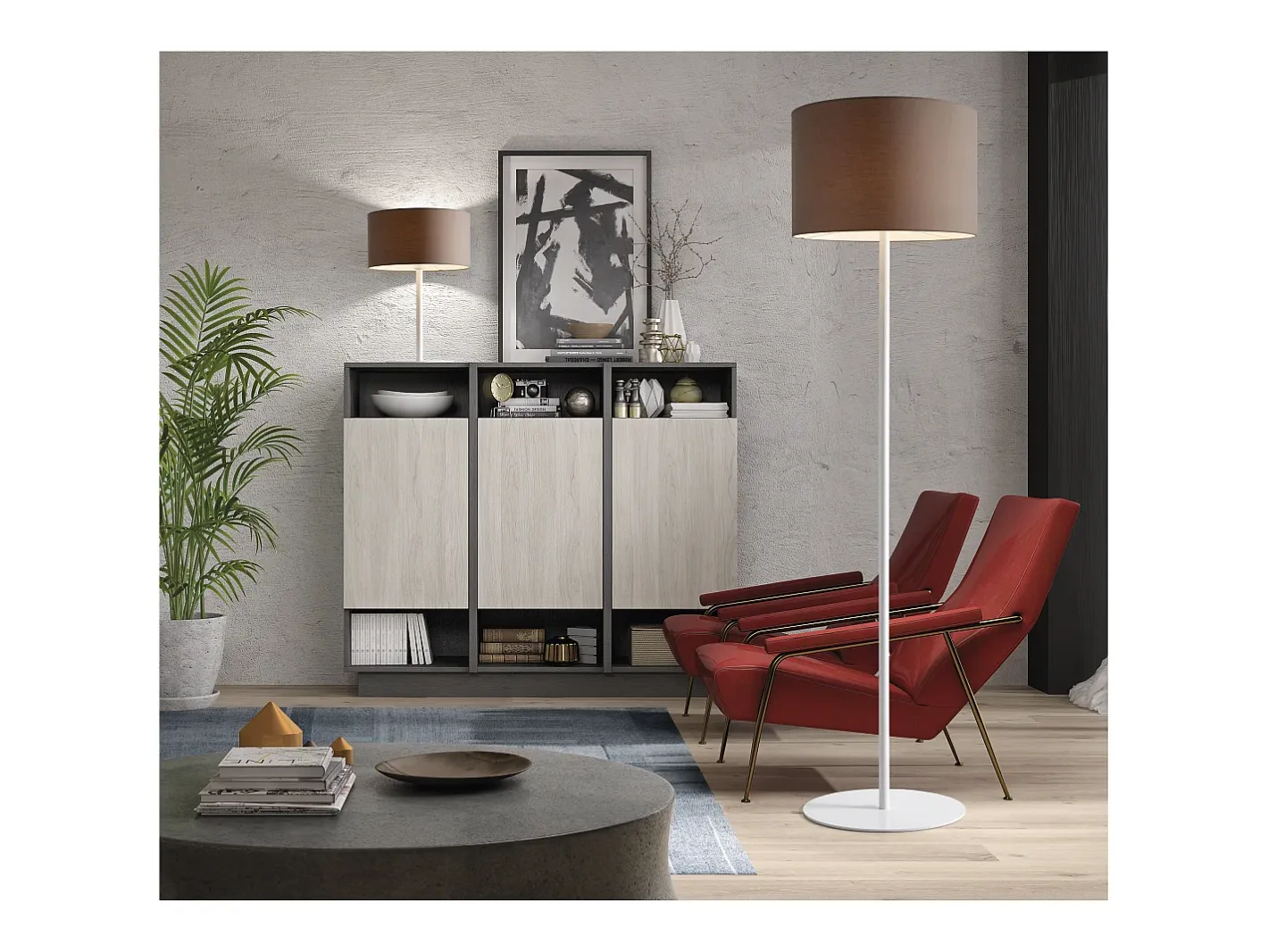 Lámpara De Pie-Lámpara de pie Amsterdam de estilo clásico - Alt.170 cm - acero y - on/off- E27 Máx. 40W - IP20 Negro
