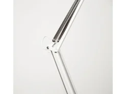 Lámpara de pie Antigona Lumit articulada con altura ajustable Ø30 cm Blanco Discount