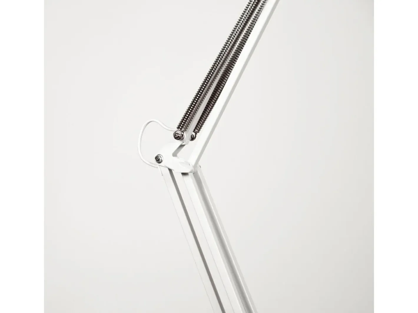 Lámpara de pie Antigona Lumit articulada con altura ajustable Ø30 cm Blanco Discount