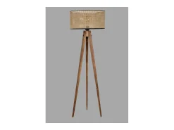 Concept-Usine Lámpara De Pie-Lámpara de pie de diseño en madera ROMANE 153cm Marru00f3n