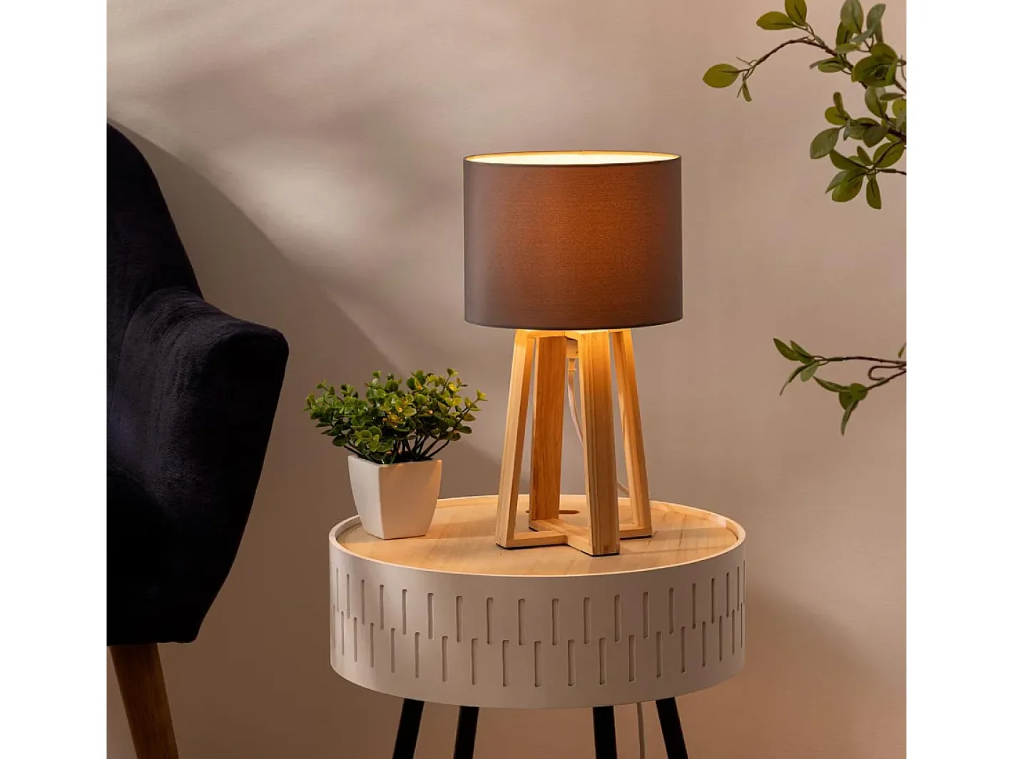 New Atmosphera Lámpara de pie de estilo escandinavo Gris