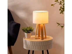 Atmosphera Lámpara De Mesa-Lámpara de pie de estilo escandinavo Blanco