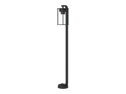 Helloshop26 Lámpara de pie de exterior 100 cm acero inoxidable negro 02_0042504 Gris Hot