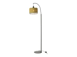 J-Line Lámpara de pie de metal y fibra 56x27x168 cm Verde Outlet