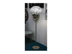 Lámpara De Pie-Lámpara de pie Feathers Slim Ø43x170 cm Gris
